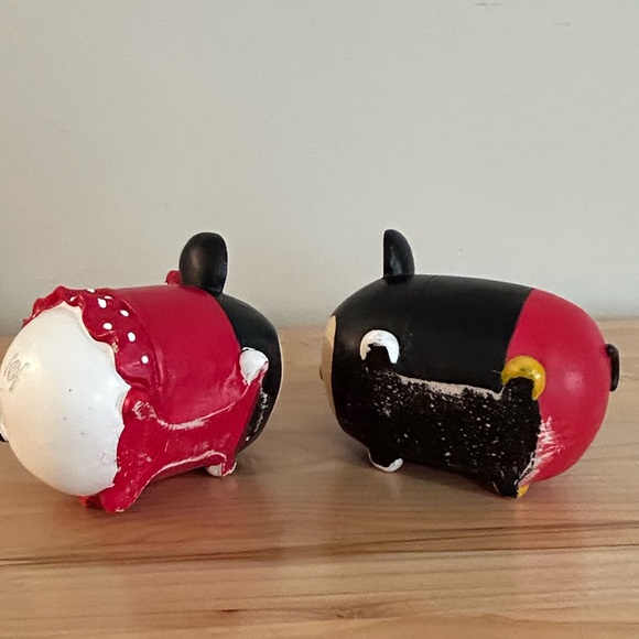 DISNEY Mickey & Minnie Tsum Tsum Kitchen Garden Decor 4” Set Unique Shape - Picture 8 of 8